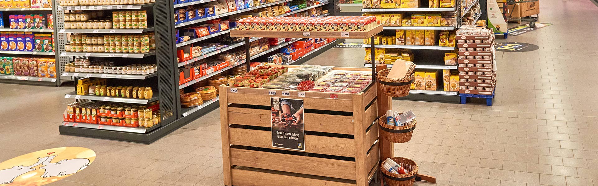 Frisches Gemüse im EDEKA